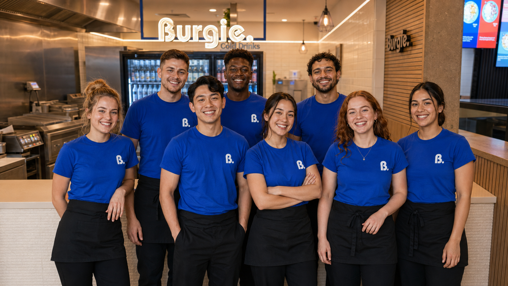 Das Burgie Team im Store